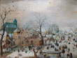 Het 17e-eeuwse schilderij 'Winterlandschap met ijsvermaak' (deatil) van Hendrik Avercamp ï¿½ Rijksmuseum